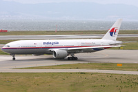 Malaysia Airlinesin Boeing 777