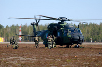 Utti19 NH90 taisteluesityksessä