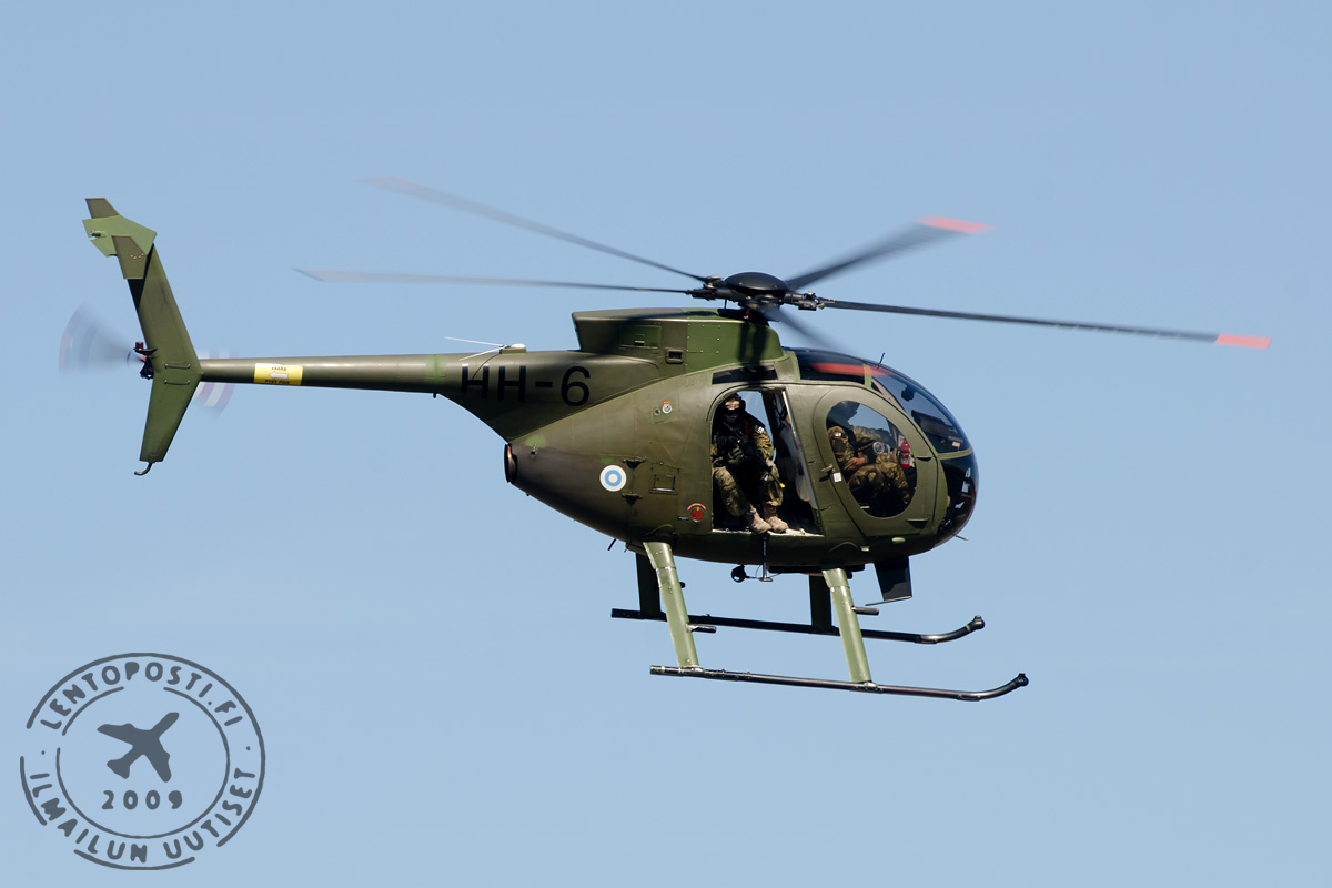 Utti19 MD500 taisteluesityksessä