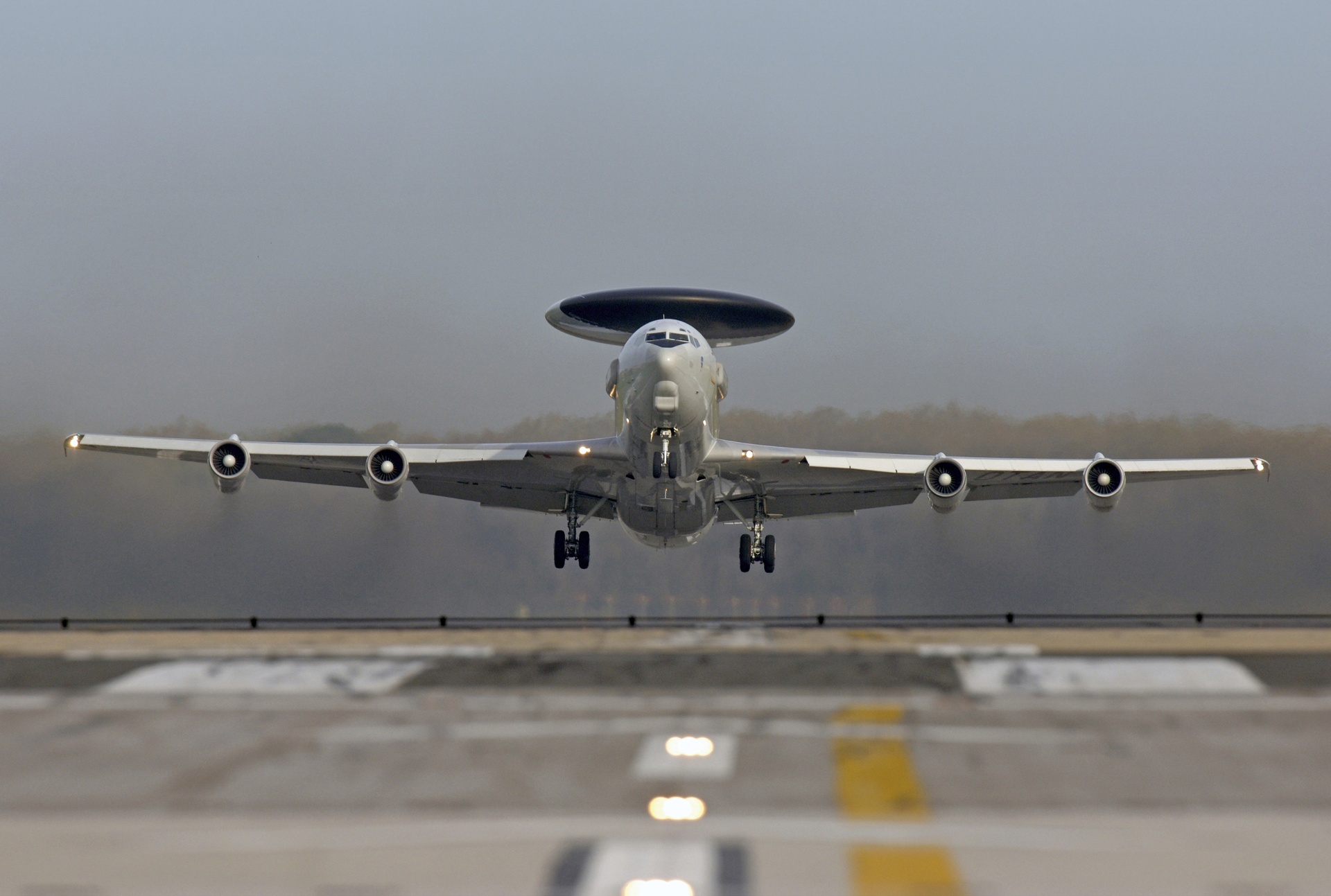 3 x E-3A Take Off