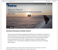 Patria_Finnair_A320-koulutus