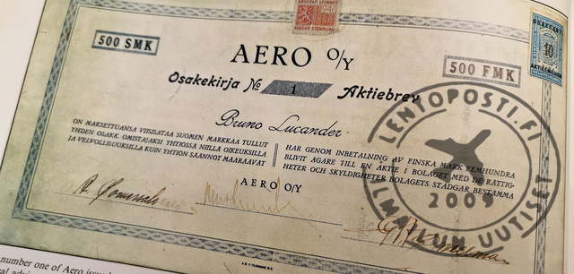 Aero_osakekirja